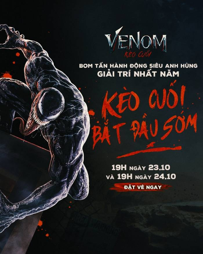 'Venom: The last dance' được đánh giá là phim chất lượng, đạt Top 1 phòng vé Việt 5